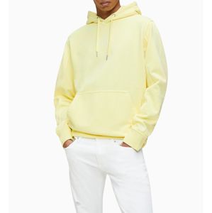 Calvin Klein pánská žlutá mikina Hoodie s kapucí - M (ZHH)
